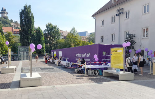 Die Erlebnisausstellung “Psyche erleben” beim “Aktionstag zur seelischen Gesundheit” in Graz