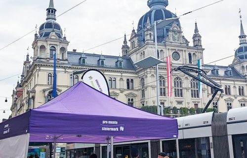 Tag der seelischen Gesundheit – unsere Aktion am Grazer Hauptplatz